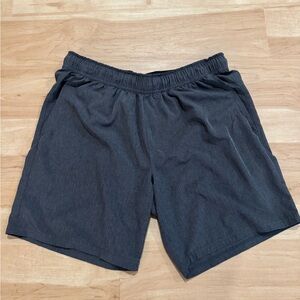 Eddie Bauer Grey Lightweight Drawstring Motion Shorts L